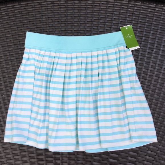 NWT Kate Spade Blue Stripe Swim Skirt Nahant Shore - Picture 1 of 6